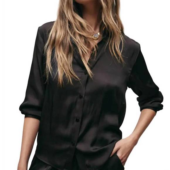 Z Supply Second Skin Off Shoulder Top in Black